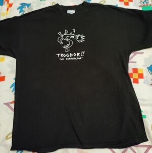Vintage 2000s Y2K Trogdor Homestar Runner t-shirt size XL